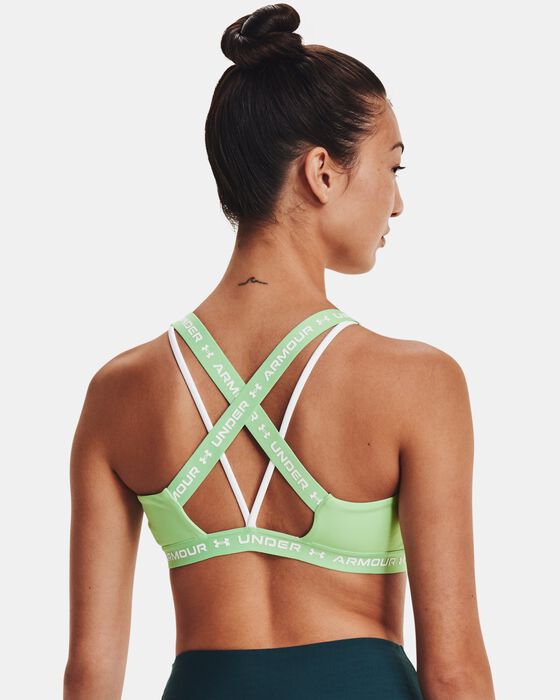 Women's UA Crossback Low Sports Bra image number 1