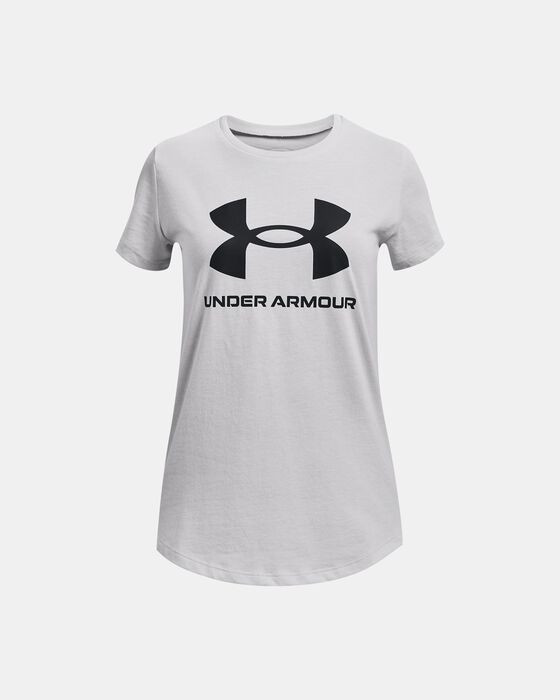 Girls' UA Sportstyle Graphic Short Sleeve image number 0