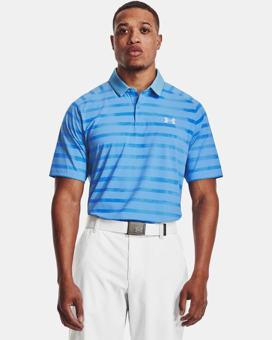 Men's UA Iso-Chill Floral Stripe Polo image number 0