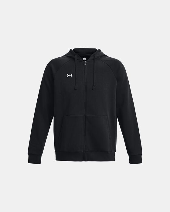 Men's UA Rival Fleece Full-Zip Hoodie image number 4