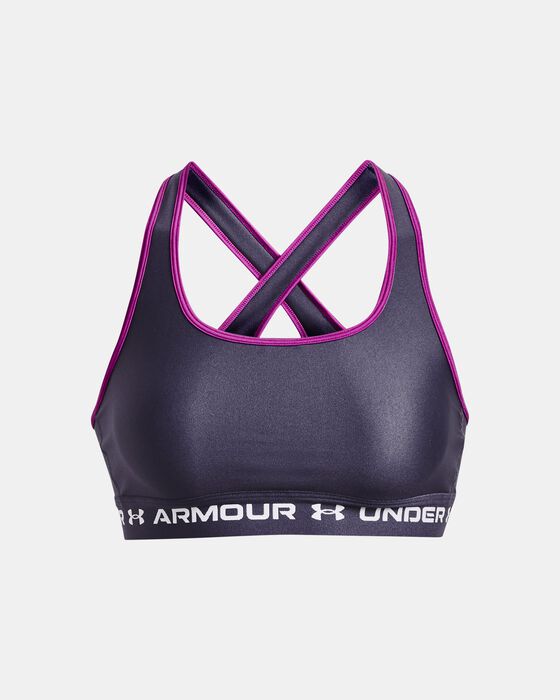 Women's Armour® Mid Crossback Sports Bra image number 8