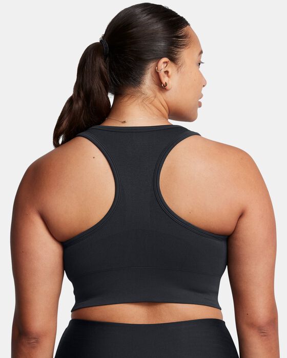 Women's UA Vanish Seamless Mid Sports Bra image number 7