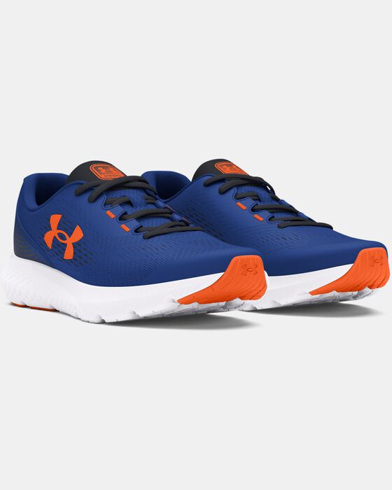 Boys' Grade School UA Rogue 4 Running Shoes image number 3