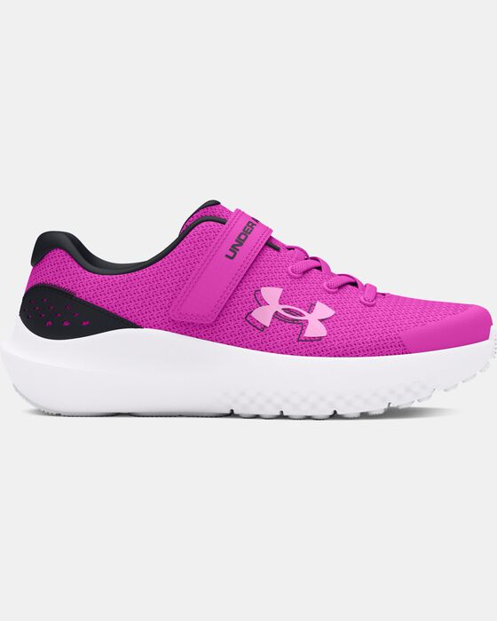 Girls' Pre-School UA Surge 4 AC Running Shoes image number 0