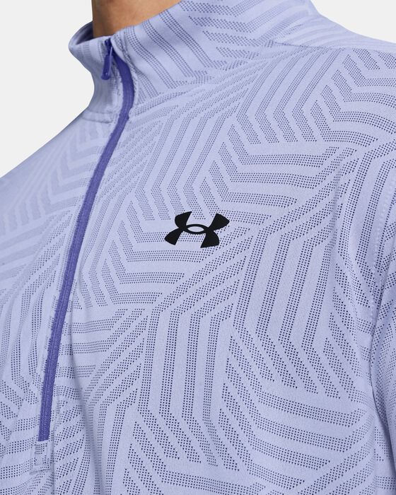 Men's UA Tech™ Vent Geotessa ½ Zip image number 2