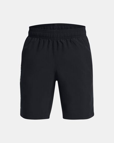 Boys' UA Woven Wordmark Shorts