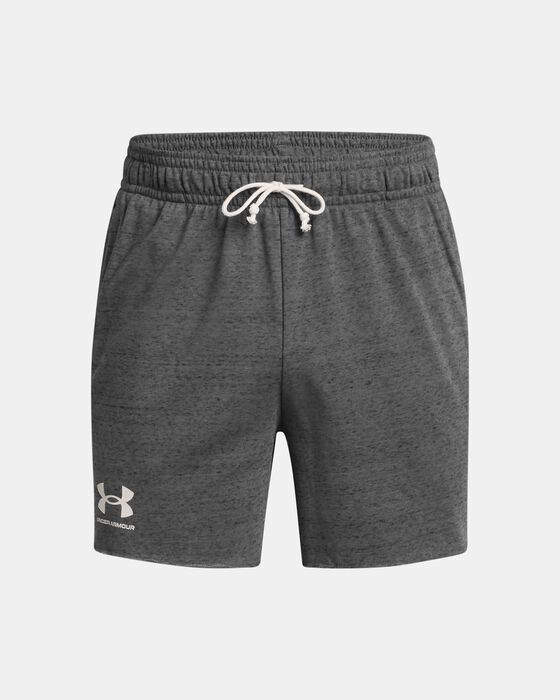 Men's UA Rival Terry 6" Shorts image number 4