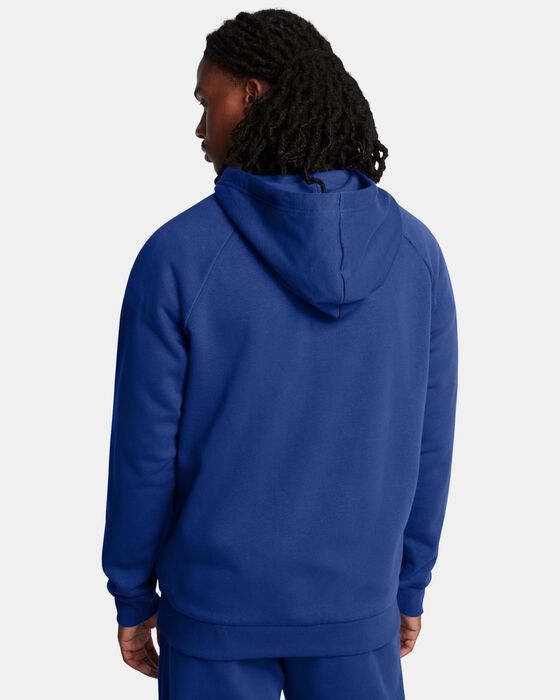 Men's UA Rival Fleece Full-Zip Hoodie image number 1