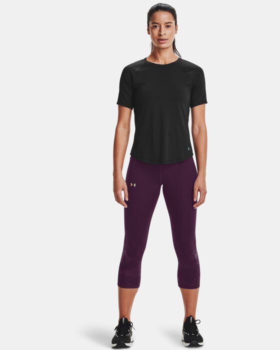 Women's UA RUSH™ No-Slip Waistband Tonal Capris image number 2