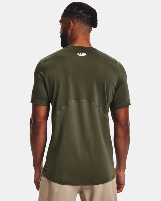 Men's HeatGear® Armour Fitted Short Sleeve image number 1