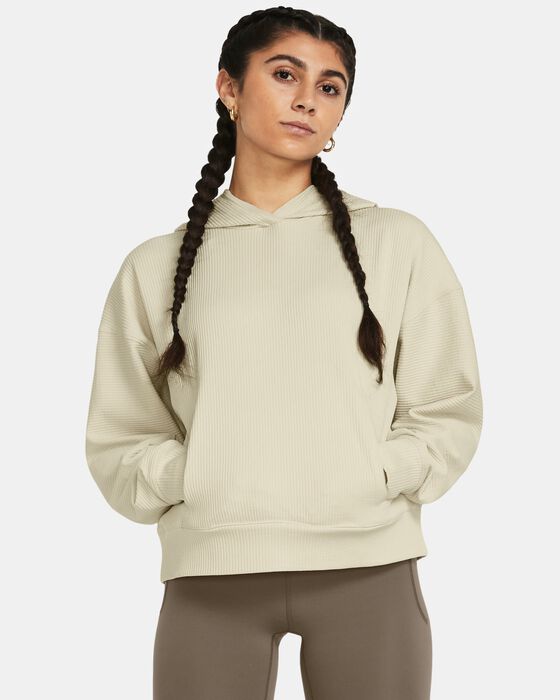 Women's UA Journey Rib Oversized Hoodie image number 0