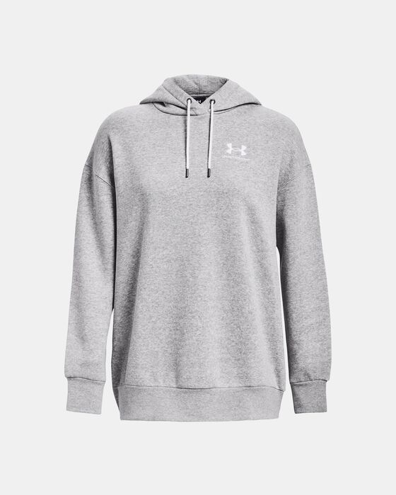 Women's UA Essential Fleece Oversized Hoodie image number 4