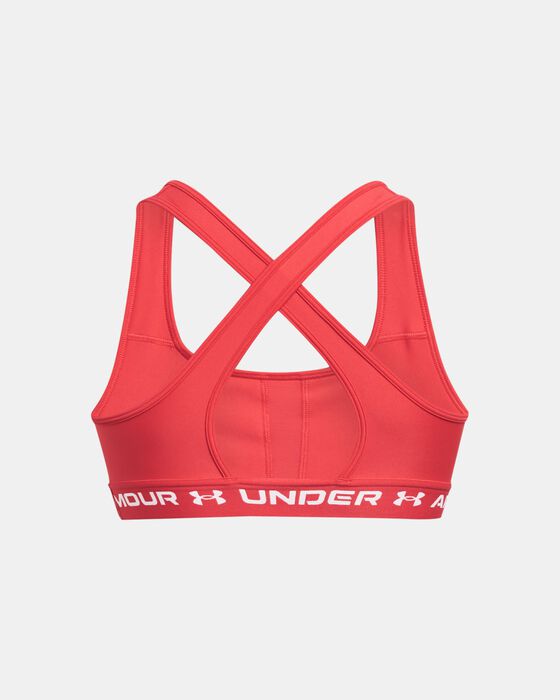 Women's Armour® Mid Crossback Sports Bra image number 6