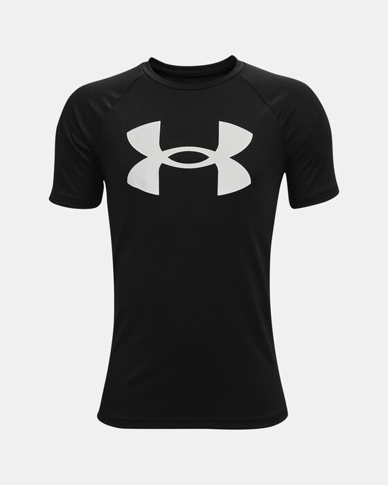 Boys' UA Tech™ Big Logo Short Sleeve image number 0