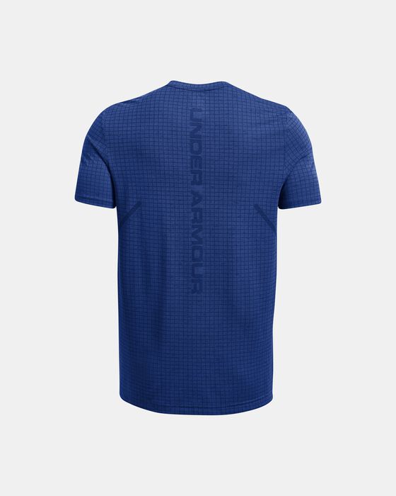 Men's UA Seamless Grid Short Sleeve image number 4