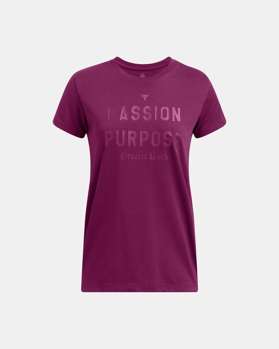 Women's Project Rock Heavyweight Passion Short Sleeve image number 2