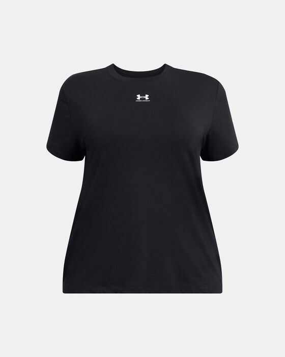 Women's UA Rival Core Short Sleeve image number 2