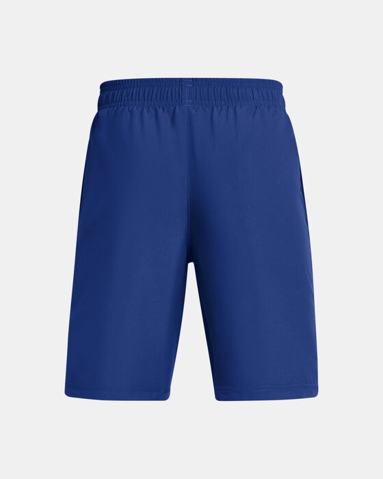 Boys' UA Woven Wordmark Shorts image number 1