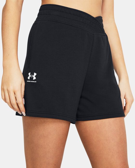 Women's UA Rival Terry Shorts image number 3