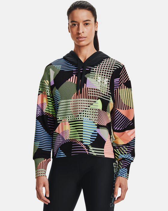 Women's UA Rival Terry Geo Print Hoodie image number 0