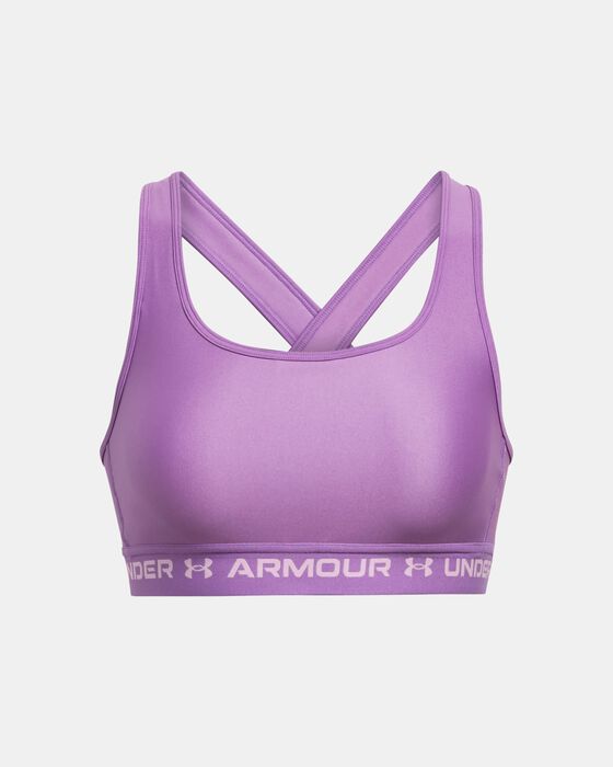 Women's Armour® Mid Crossback Sports Bra image number 5