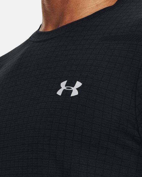 Men's UA Seamless Grid Short Sleeve image number 3