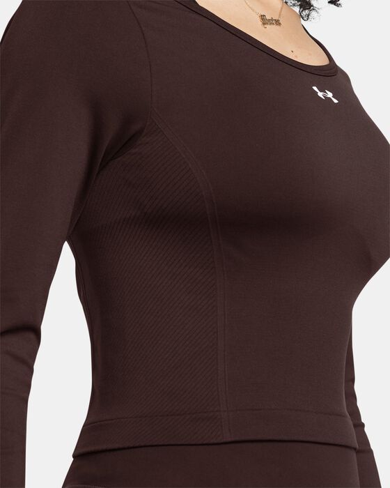 Women's UA Train Seamless Long Sleeve image number 3