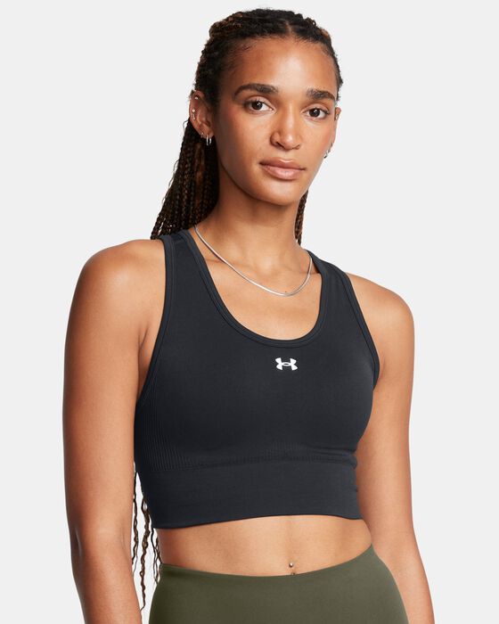 Women's UA Vanish Seamless Mid Sports Bra image number 0