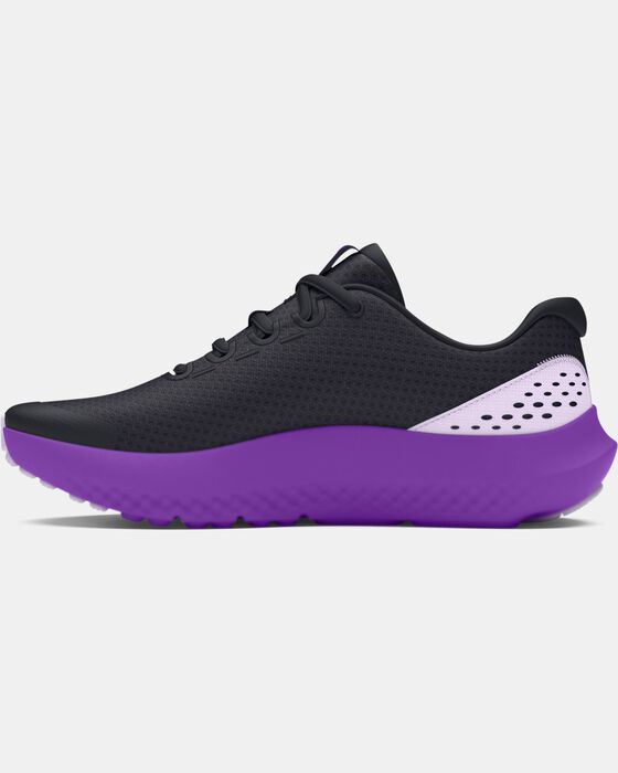 Girls' Grade School UA Surge 4 Running Shoes image number 1