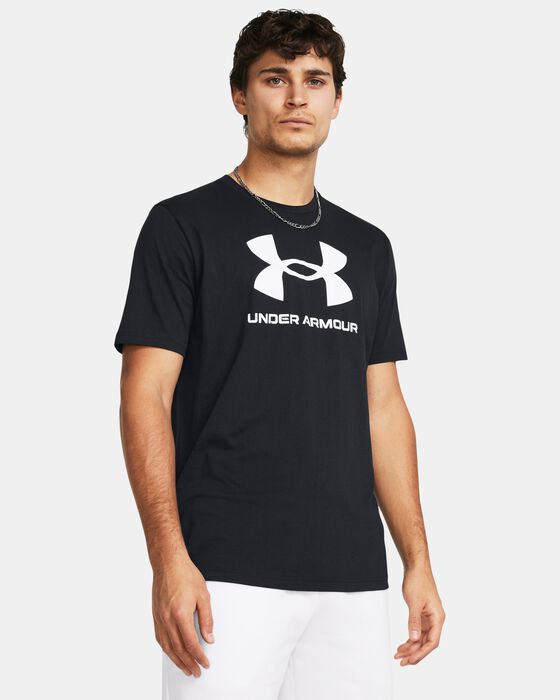 Men's UA Sportstyle Logo Short Sleeve image number 0