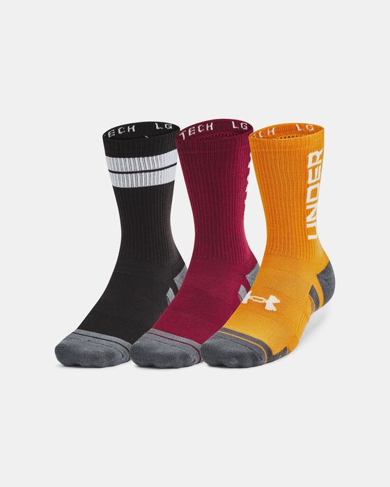 Unisex UA Performance Tech 3-Pack Crew Socks image number 0