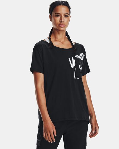 Women's UA Oversized Wordmark Graphic T-Shirt