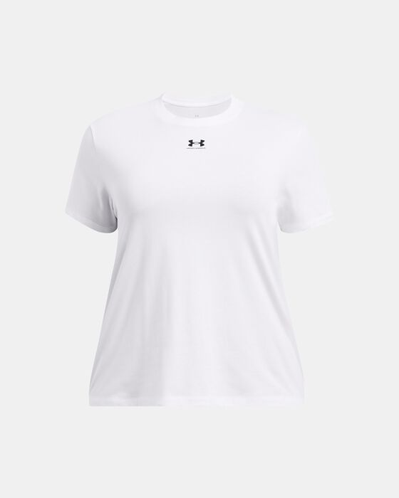 Women's UA Rival Core Short Sleeve image number 2