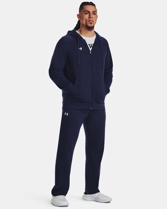 Men's UA Rival Fleece Full-Zip Hoodie image number 2