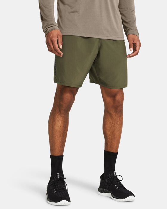 Men's UA Woven Wordmark Shorts image number 0