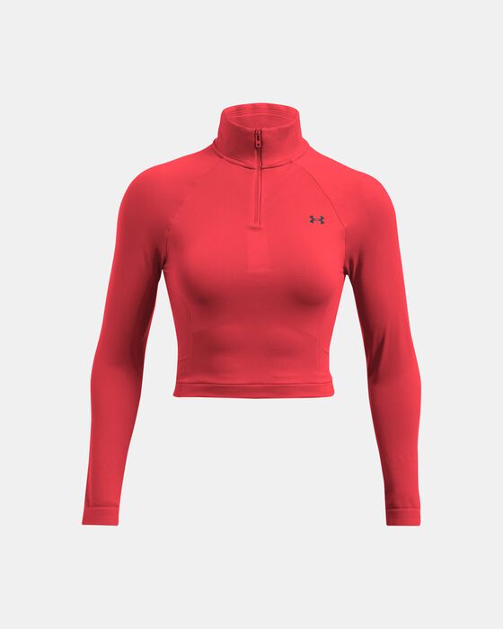 Women's UA Vanish Seamless ™¼ Zip Crop image number 3