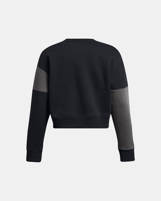 Women's UA Icon Fleece Crop Crew image number 4