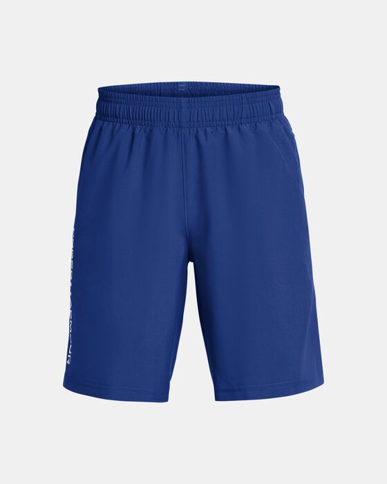 Boys' UA Woven Wordmark Shorts image number 0