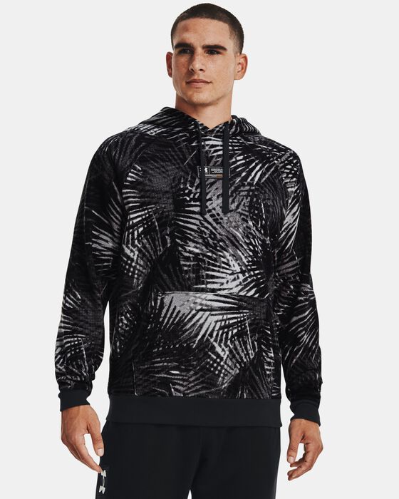 Men's UA Rival Fleece Sport Palm Hoodie image number 0