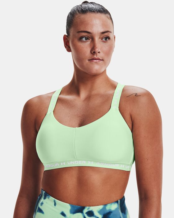 Women's UA Crossback Low Sports Bra image number 2