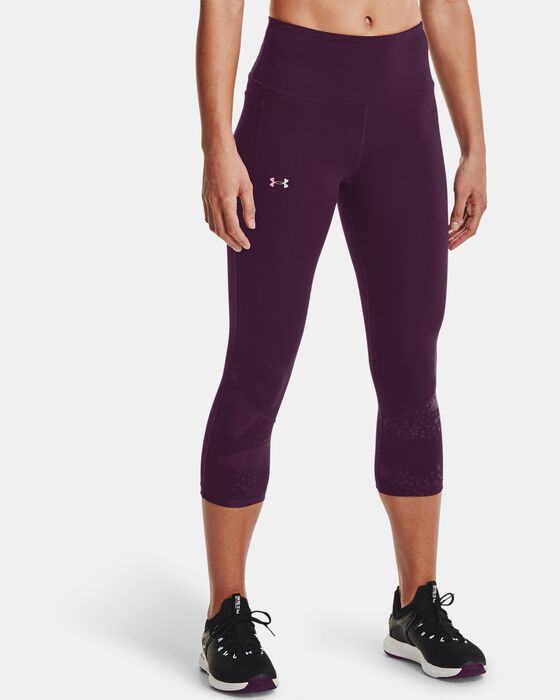 Women's UA RUSH™ No-Slip Waistband Tonal Capris image number 0