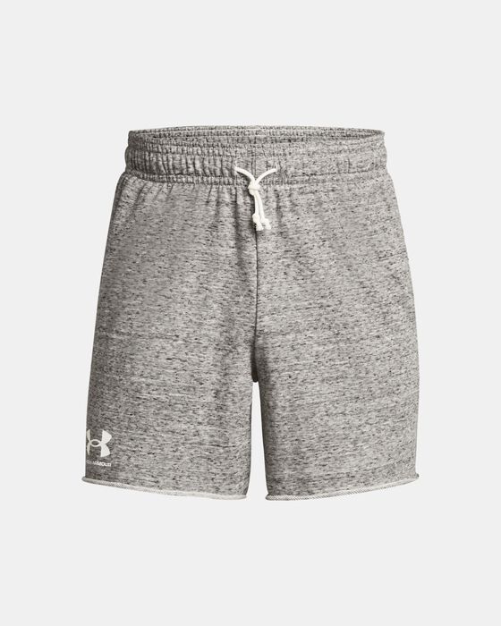 Men's UA Rival Terry 6" Shorts image number 4