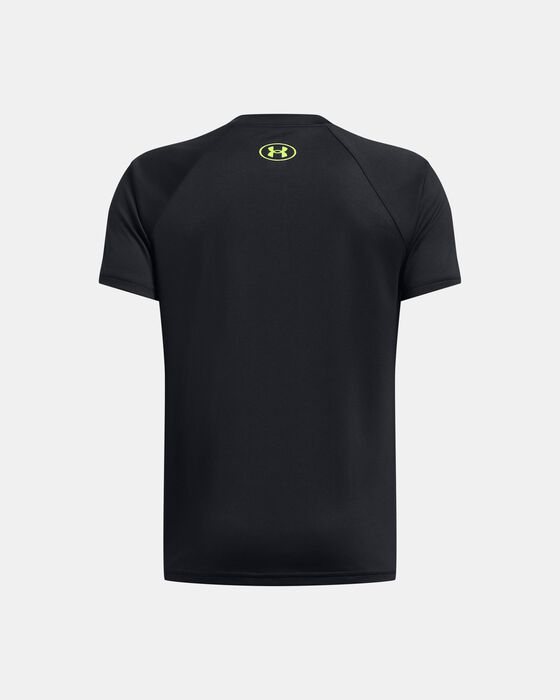 Boys' UA Tech™ Split Wordmark Short Sleeve image number 1