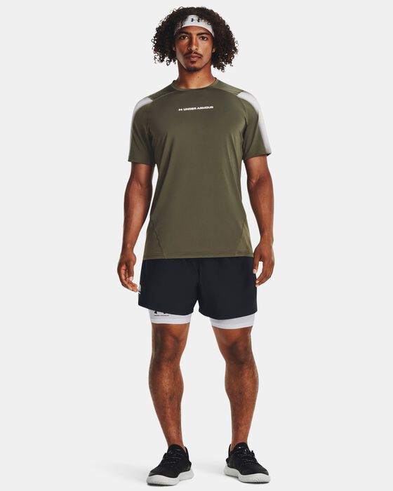 Men's HeatGear® Fitted Short Sleeve image number 2