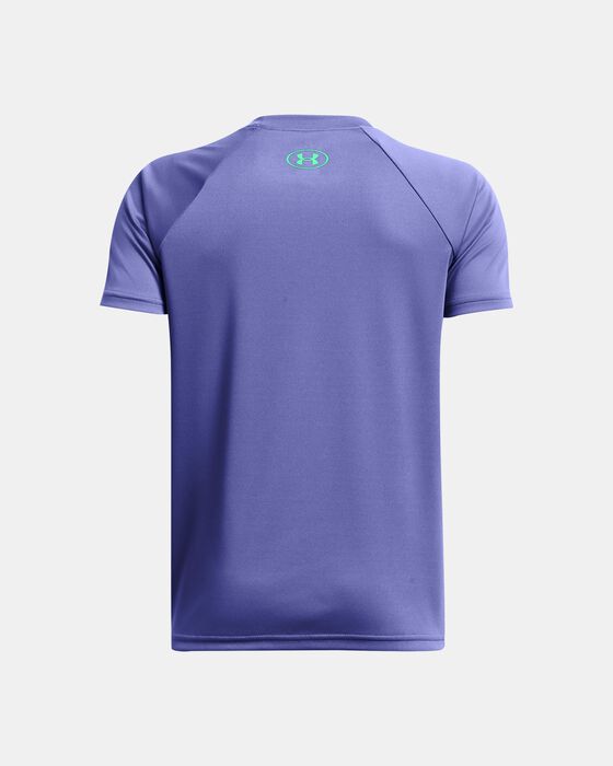 Boys' UA Tech™ Split Wordmark Short Sleeve image number 1