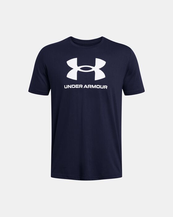 Men's UA Sportstyle Logo Short Sleeve image number 2