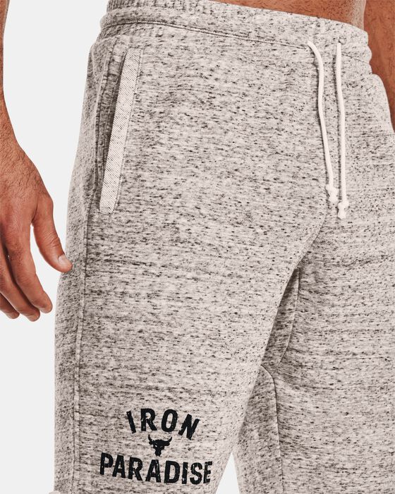 Men's Project Rock Terry Iron Shorts image number 4