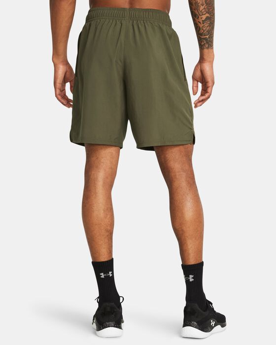 Men's UA Woven Wordmark Shorts image number 1