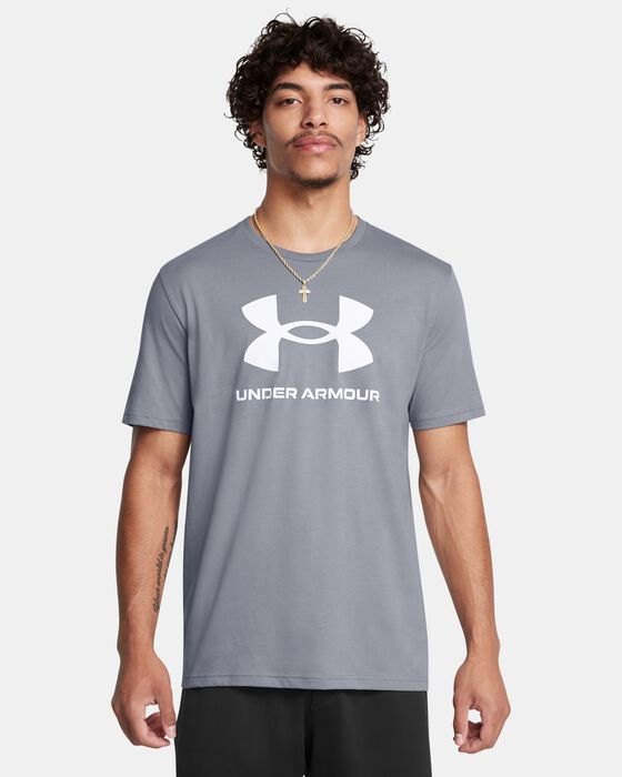 Men's UA Sportstyle Logo Short Sleeve image number 0