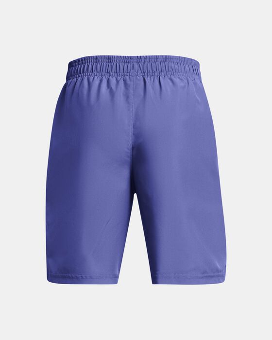 Boys' UA Woven Wordmark Shorts image number 1